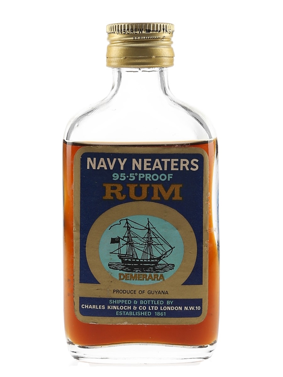 Navy Neaters Demerara Rum Bottled 1960s 5cl / 54.5%