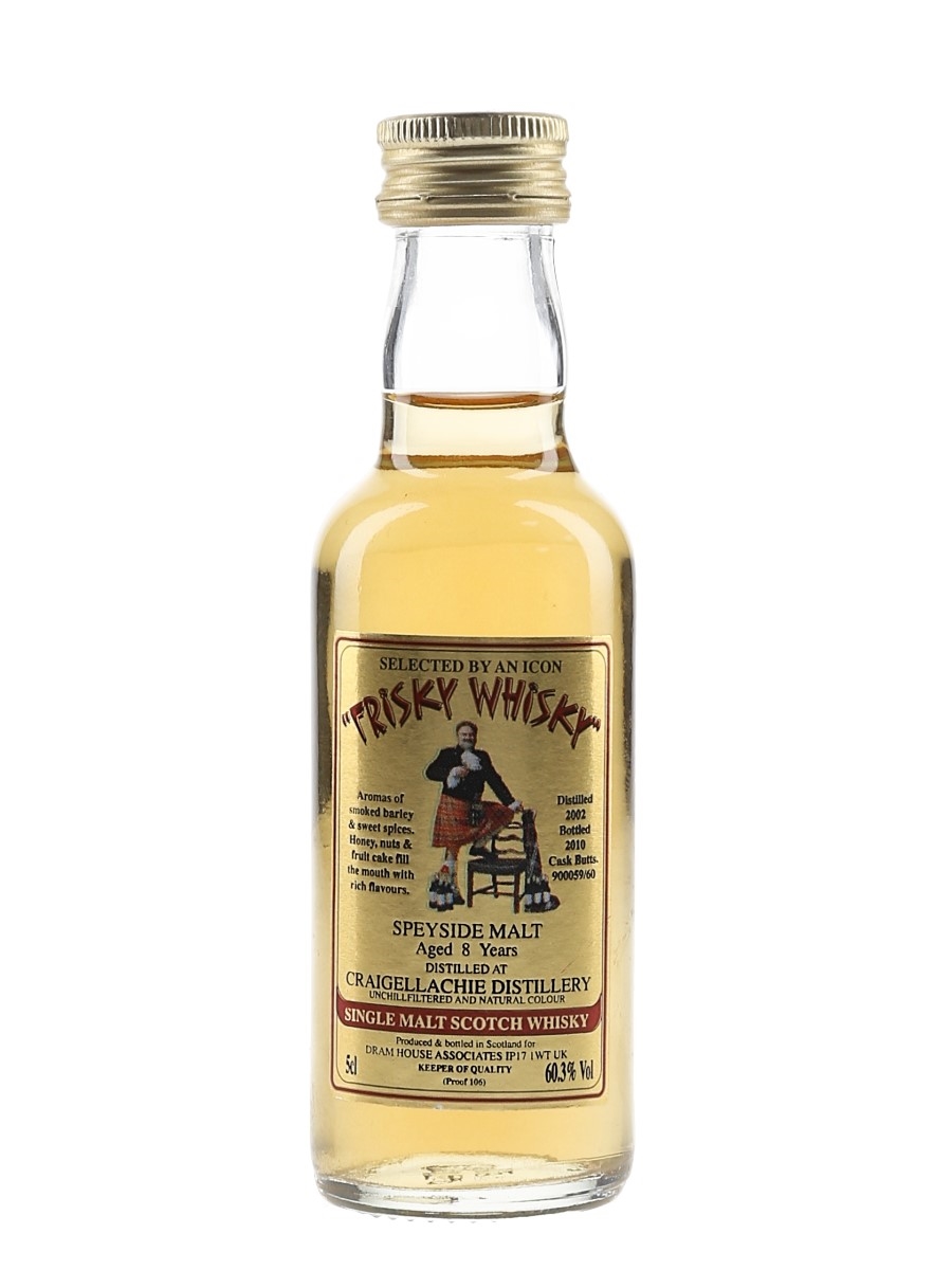 Craigellachie 2002 8 Year Old Trisky Whisky 5cl / 60.3%