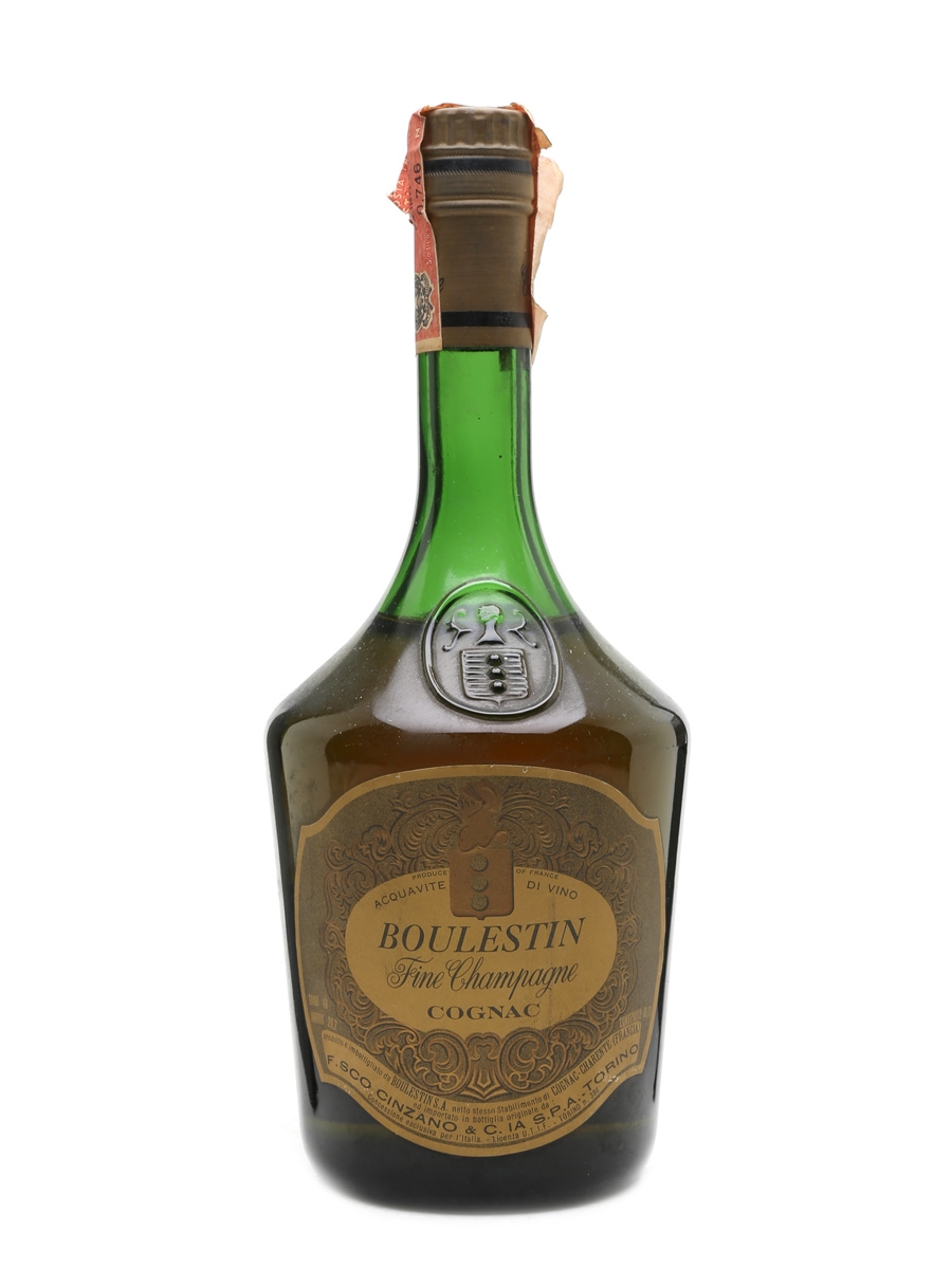 Boulestin Fine Champagne Cognac Cinzano - Bottled 1960s - 1970s 73cl / 40%