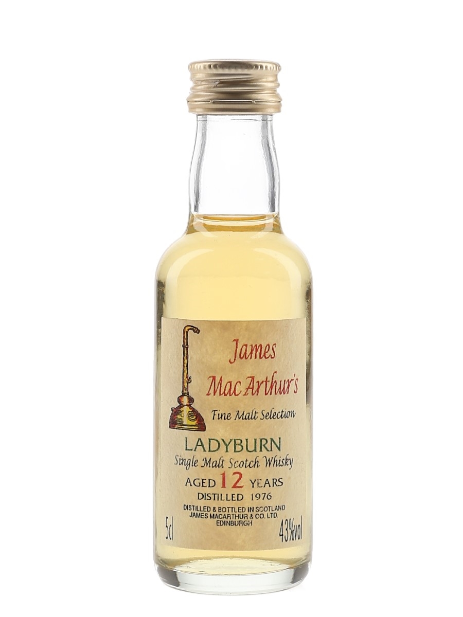 Ladyburn 1976 12 Year Old Bottled 1980s - James MacArthur 5cl / 43%