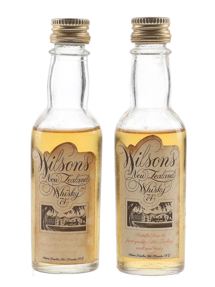 Wilsons New Zealand Whisky 74  2 x 5cl / 40%