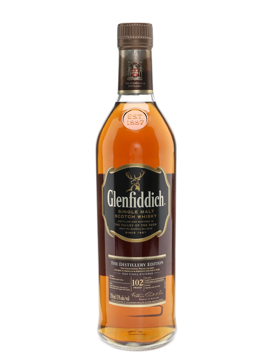 Glenfiddich 102 Proof Distillery Edition Lot Buy Sell Spirits Online