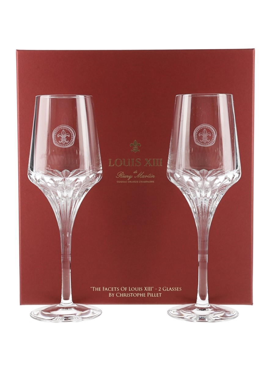 Remy Martin Louis XIII Crystal Glasses  21cm Tall