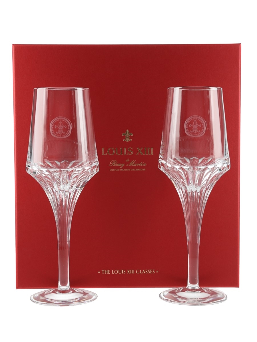 Remy Martin Louis XIII Crystal Glasses  21cm Tall
