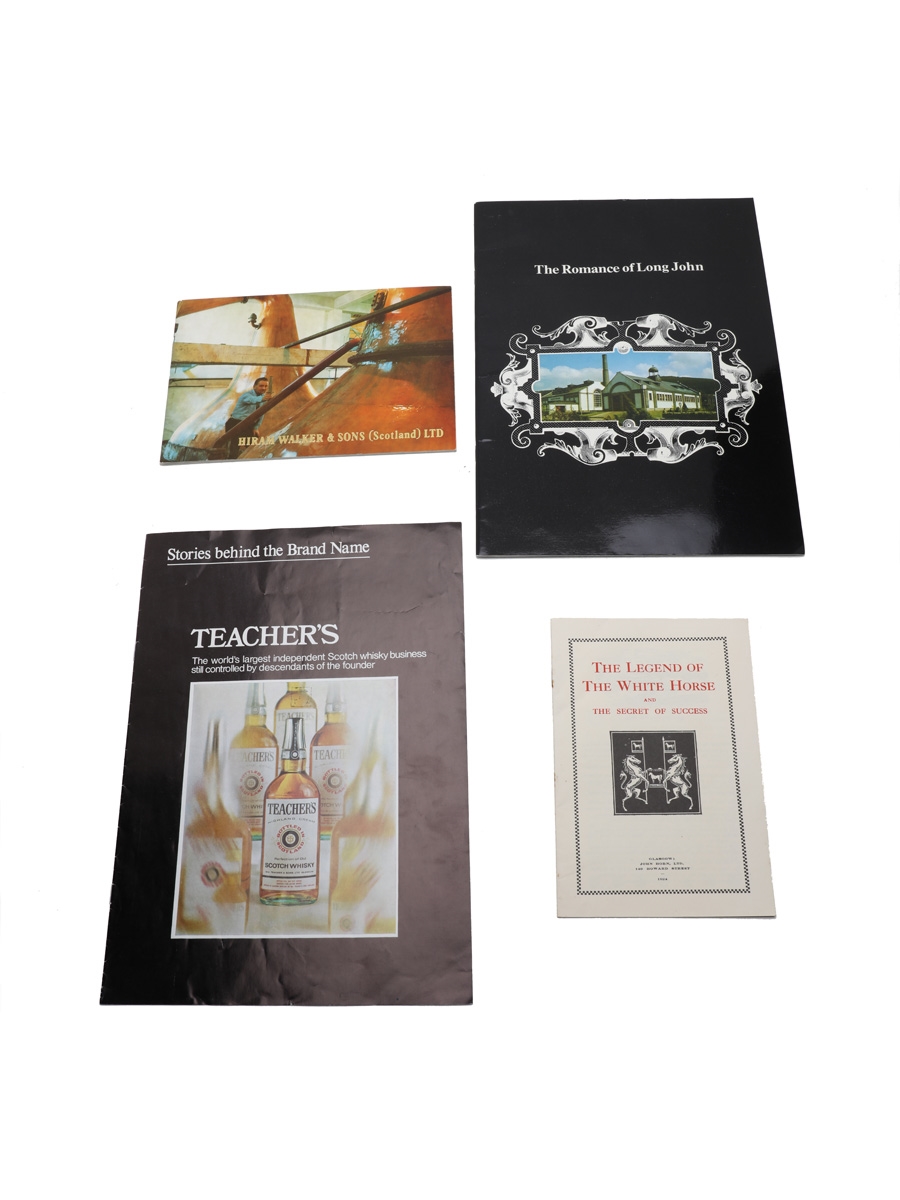 Whisky Brands & Company Pamphlets & Brochures Hiram Walker & Sons, Long John, Teacher's & White Horse 