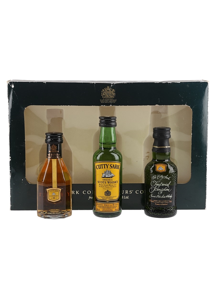 Cutty Sark Connoiseurs' Collection Cutty Sark 12 Year Old, Original Scots Whisky & Imperial Kingdom 3 x 5cl / 42%