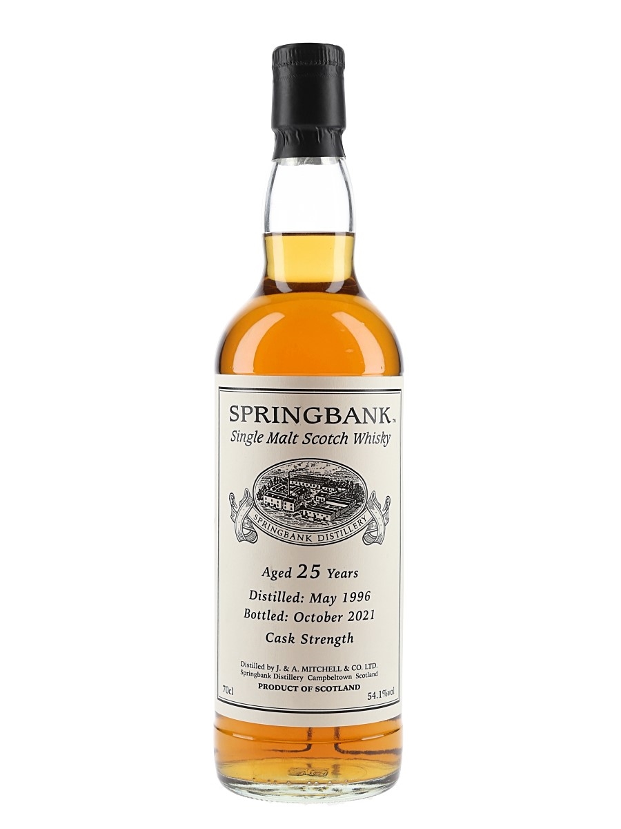 Springbank 1996 25 Year Old Bottled 2021 - Private Single Cask 70cl / 54.1%