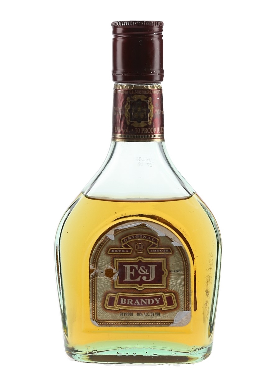 E&J Brandy Bottled 1980s 20cl / 40%