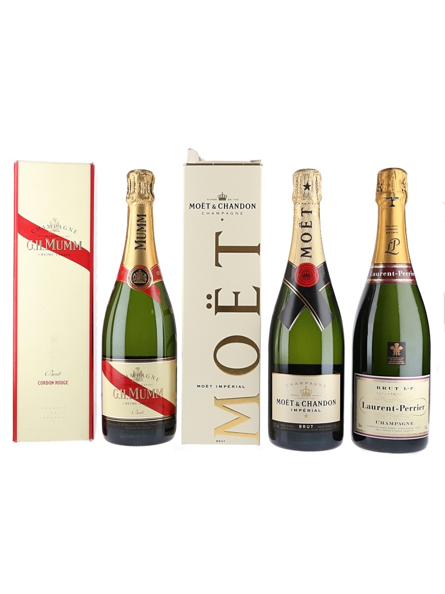 G H Mumm, Laurent Perrier & Moet & Chandon - Lot 131656 - Buy/Sell