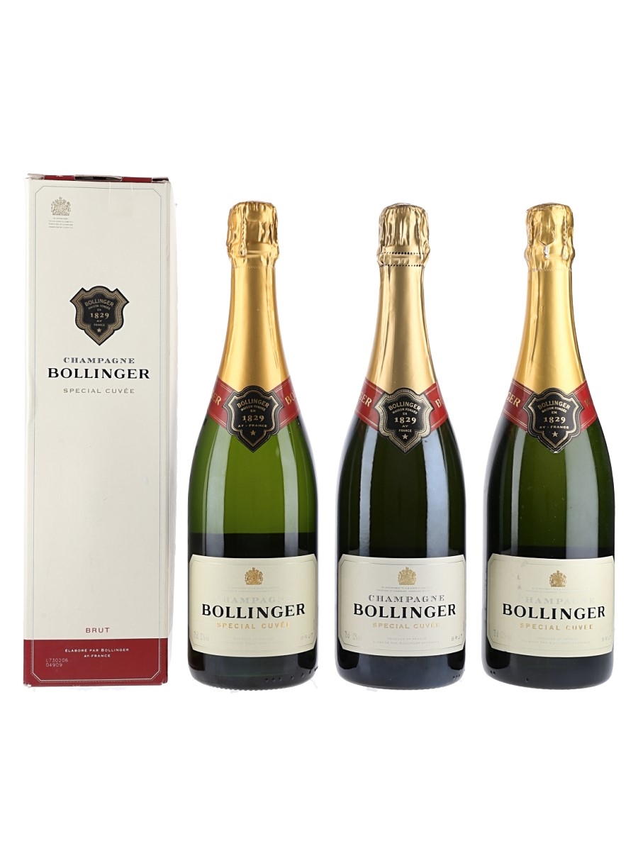 Bollinger Special Cuvee Champagne  3 x 75cl / 12%