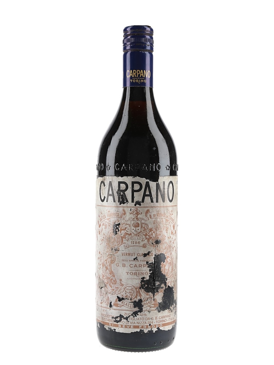 Carpano Vermouth Classico Bottled 1970s 100cl / 16%