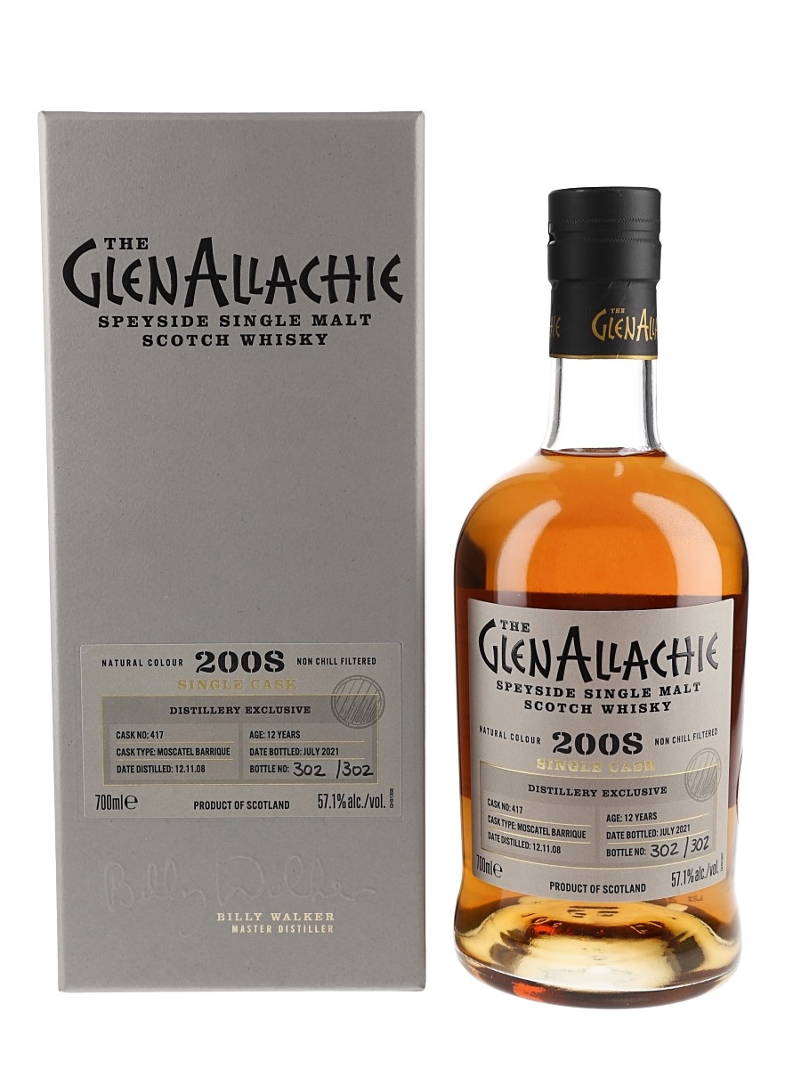Glenallachie 2008 12 Year Old Single Cask 1050 Bottled 2021 - UK Exclusive 70cl / 57.1%