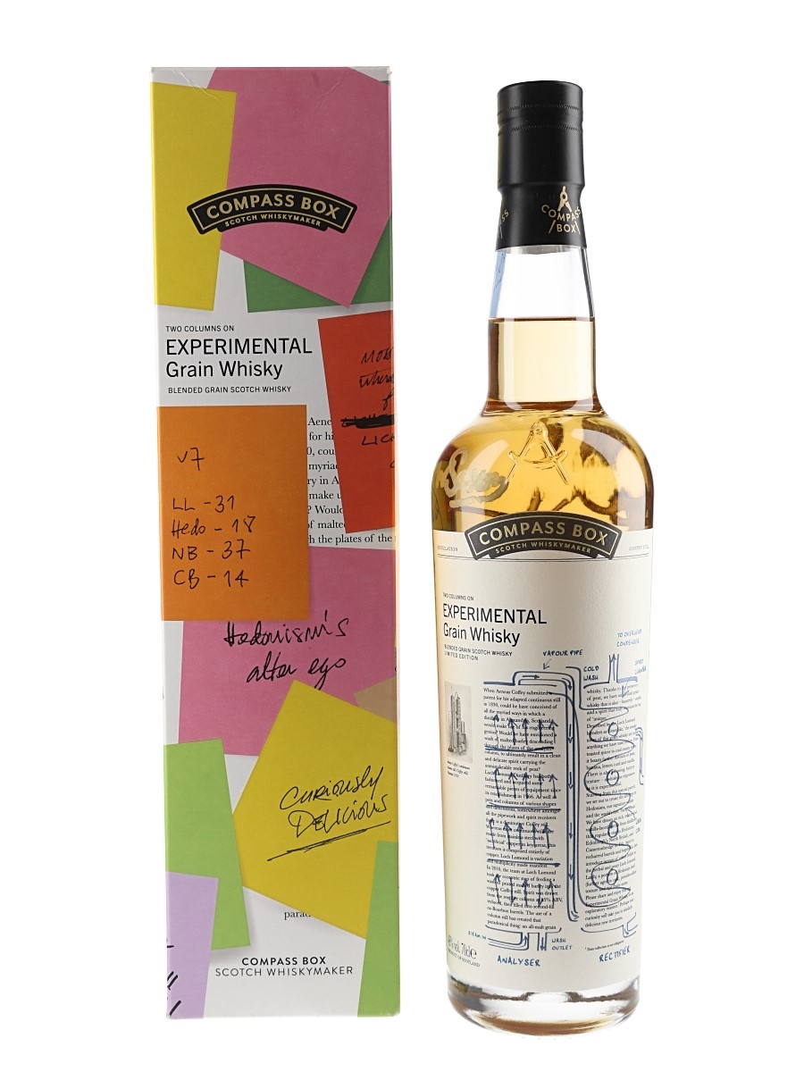 Compass Box Experimental Grain Whisky Bottled 2021 70cl / 46%