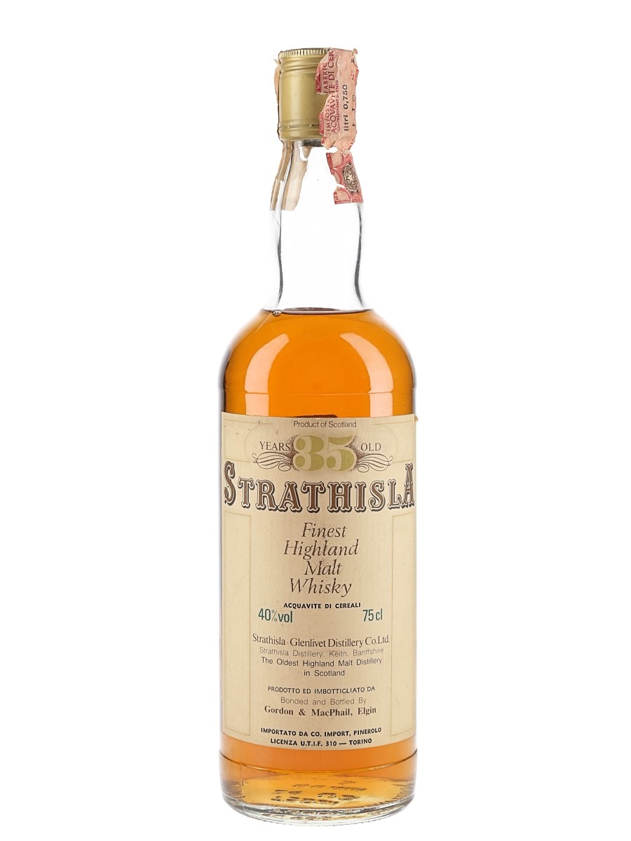 Strathisla 35 Year Old Bottled 1980s - Co. Import, Pinerolo 75cl / 40%