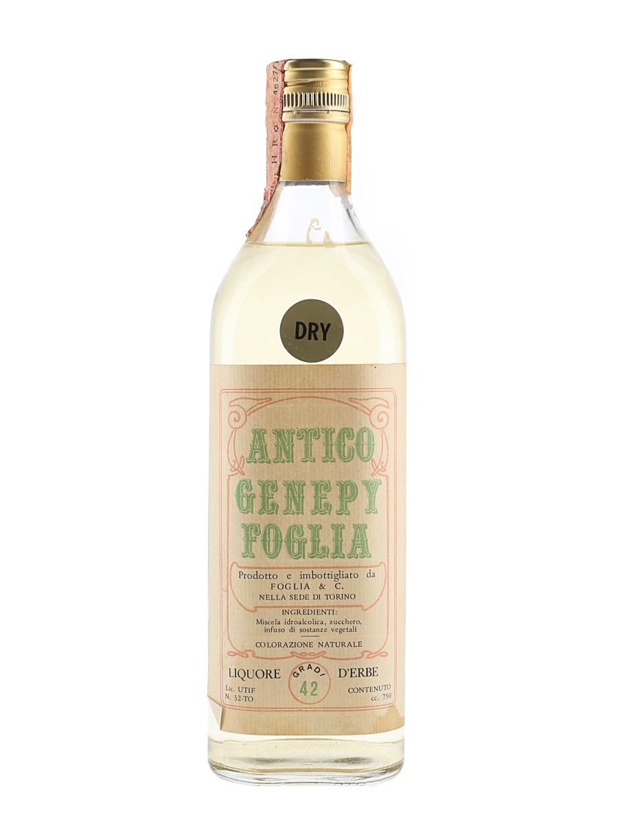 Antico Genepy Foglia Bottled 1970s 75cl / 42%