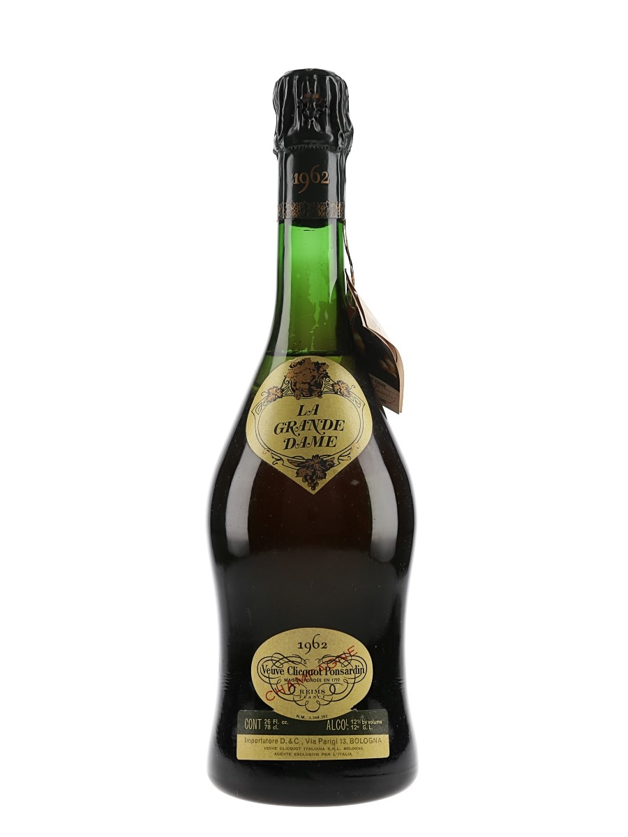 Veuve Clicquot Ponsardin 1962 La Grande Dame  78cl / 12%
