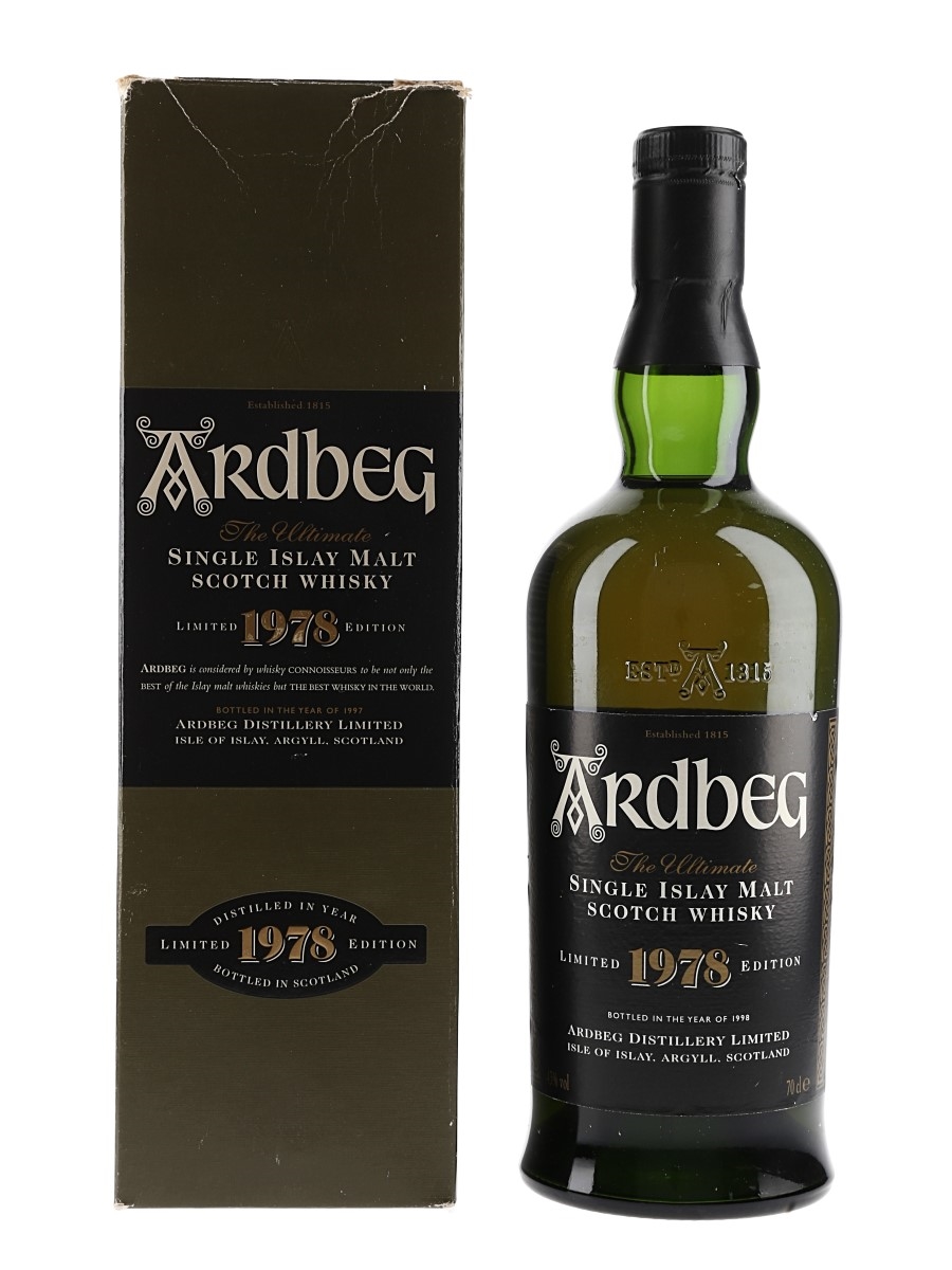 Ardbeg 1978 Limited Edition Bottled 1997 70cl / 43%