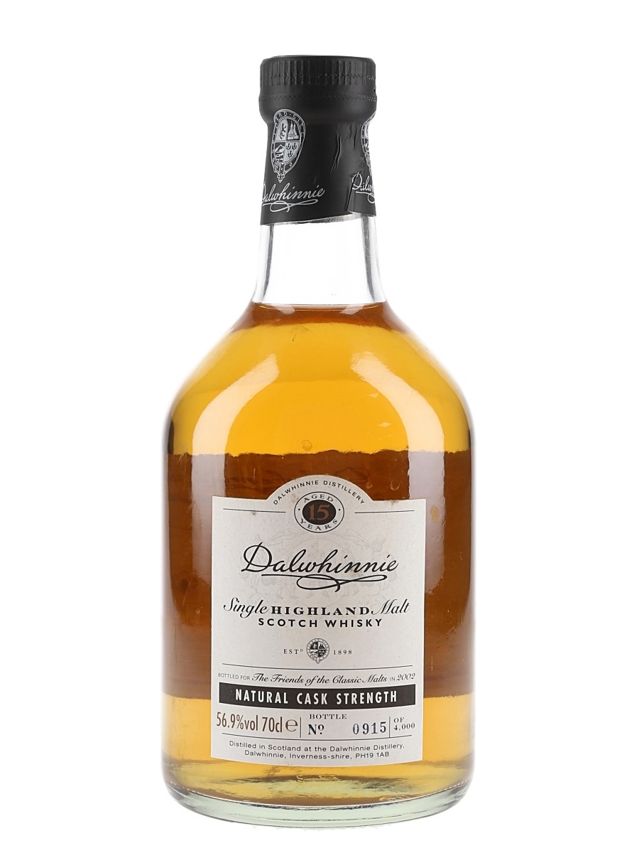 Dalwhinnie 15 Year Old Bottled 2002 - Friends Of The Classic Malts 70cl / 56.9%