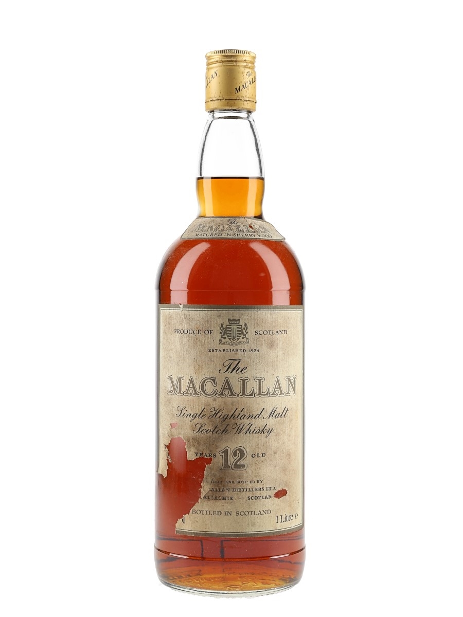 Macallan 12 Year Old Bottled 1980s 100cl
