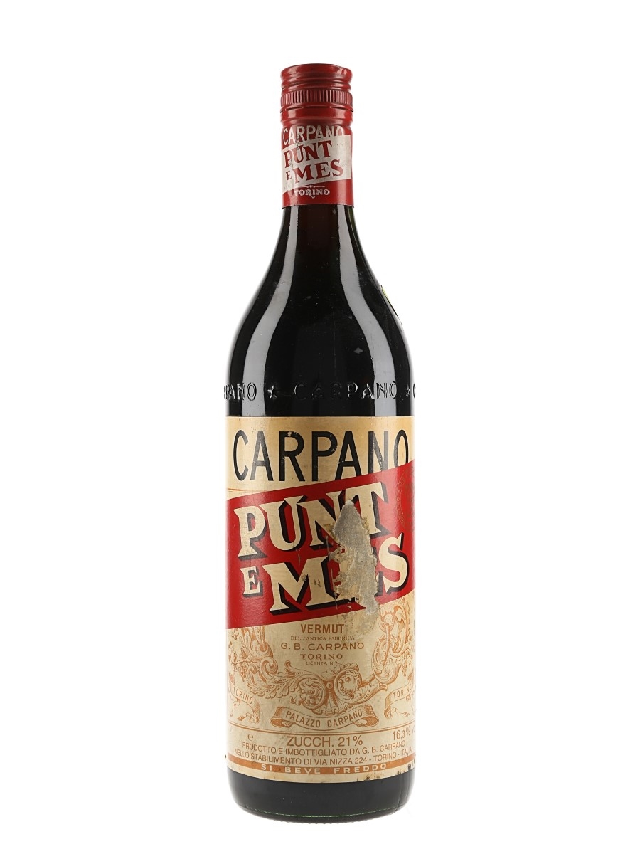 Carpano Punt E Mes Bottled 1980s 100cl / 16.3%