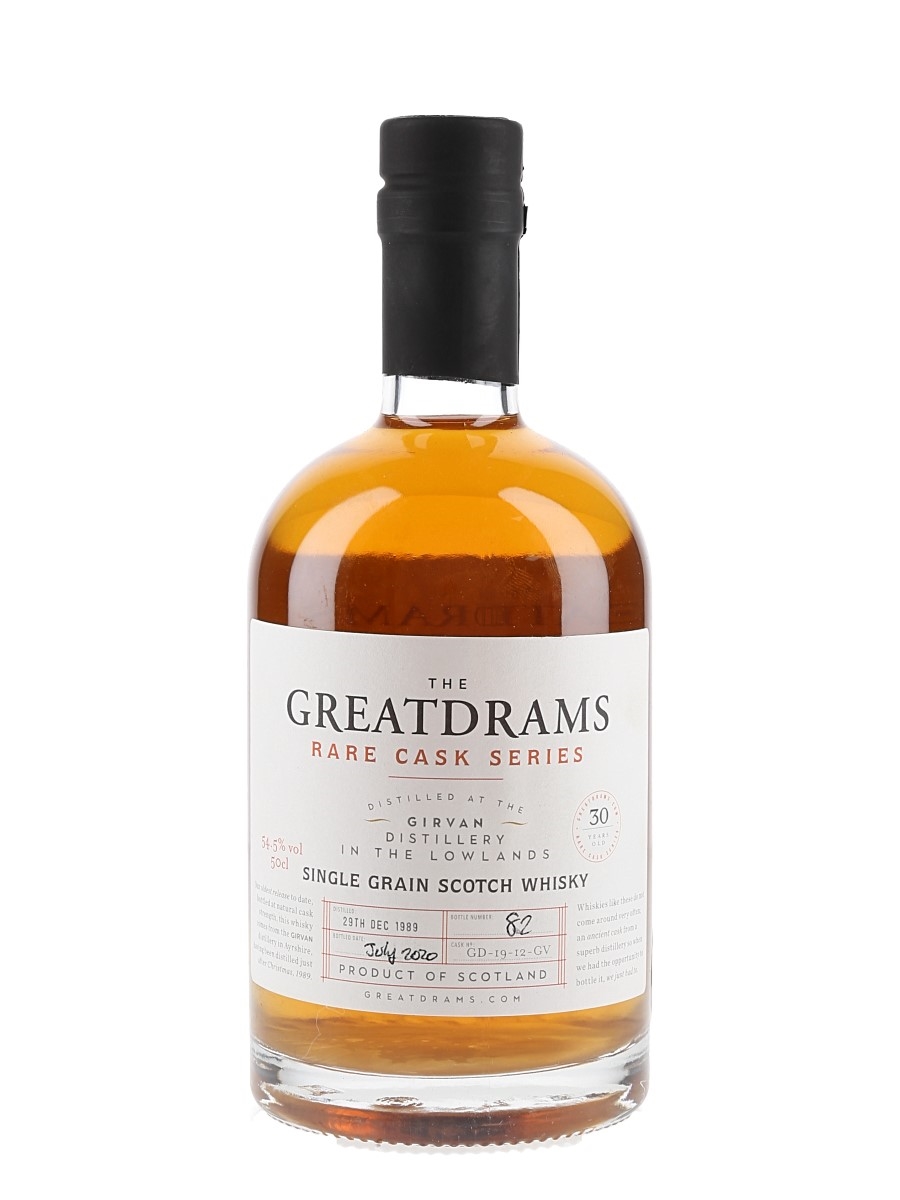 Girvan 1989 30 Year Old Bottled 2020 - The Greatdrams 50cl / 54.5%