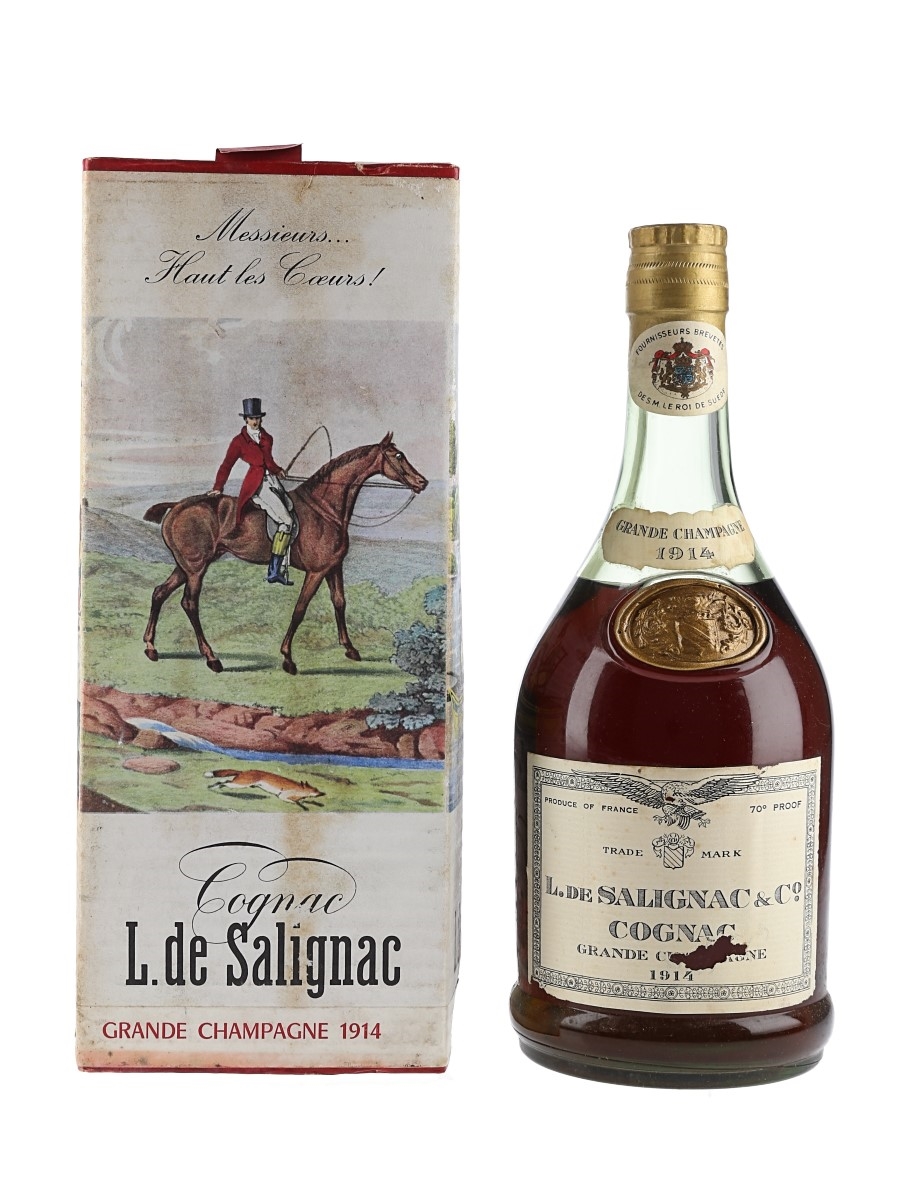 Salignac 1914 Grande Champagne Cognac Bottled 1970s 70cl / 40%