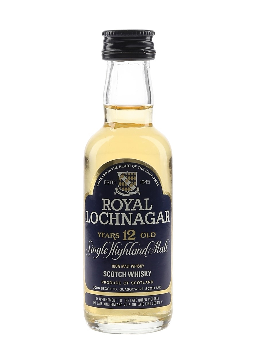 Royal Lochnagar 12 Year Old Bottled 1980s 5cl