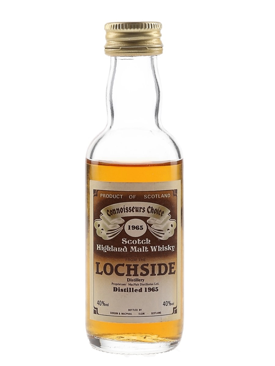 Lochside 1965 Connoisseurs Choice Bottled 1980s - Gordon & MacPhail 5cl / 40%