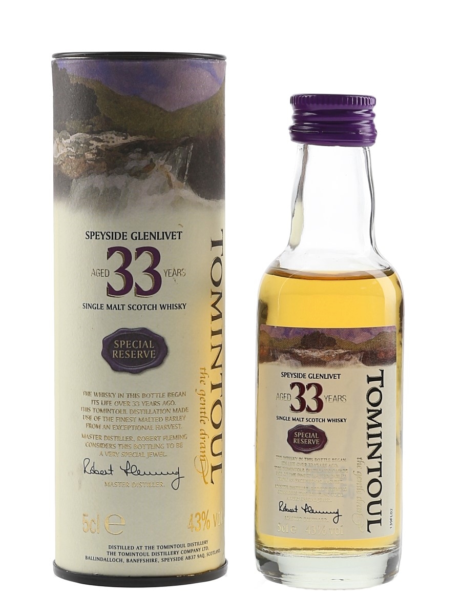 Tomintoul 33 Year Old  5cl / 43