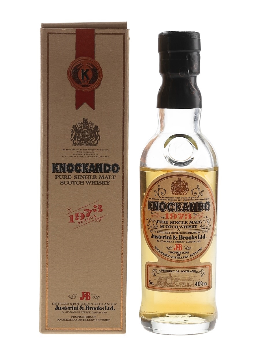Knockando 1973 Bottled 1985 - Justerini & Brooks 5cl / 40%