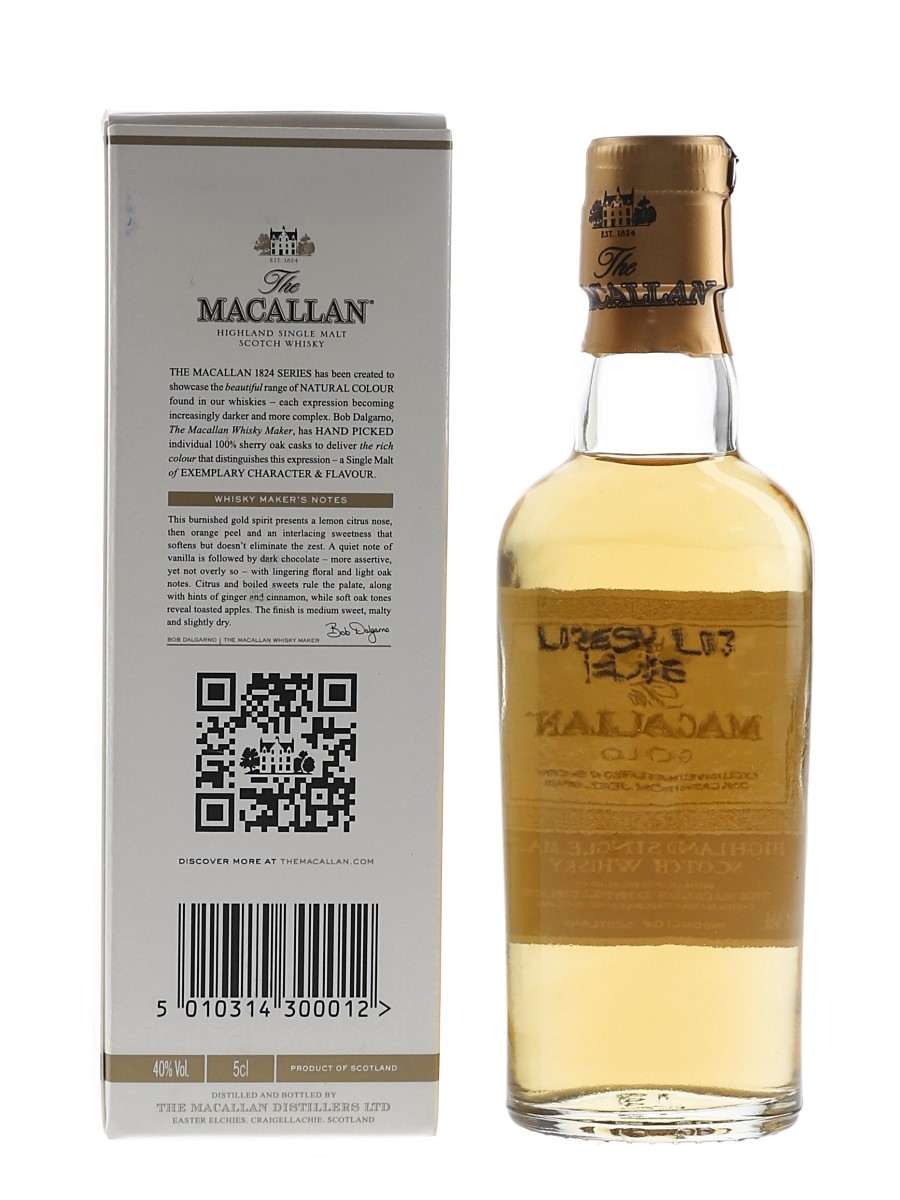 【限定品】MACALLAN GOLD 1824ミニボトル Macallan Gold - Lot 129000 - Buy/Sell Macallan Whisky Online
