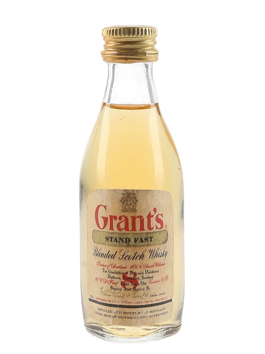 Grant's Standfast 8  Year Old Bottled 1970s 4.7cl / 43%