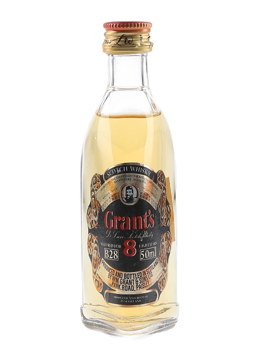 Grant's De Luxe 8 Year Old Bottled 1980s 5cl