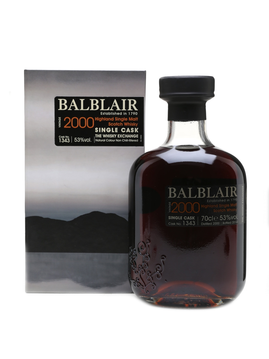 Balblair 2000 Sherry Cask #1343 The Whisky Exchange Exclusive 70cl / 53%