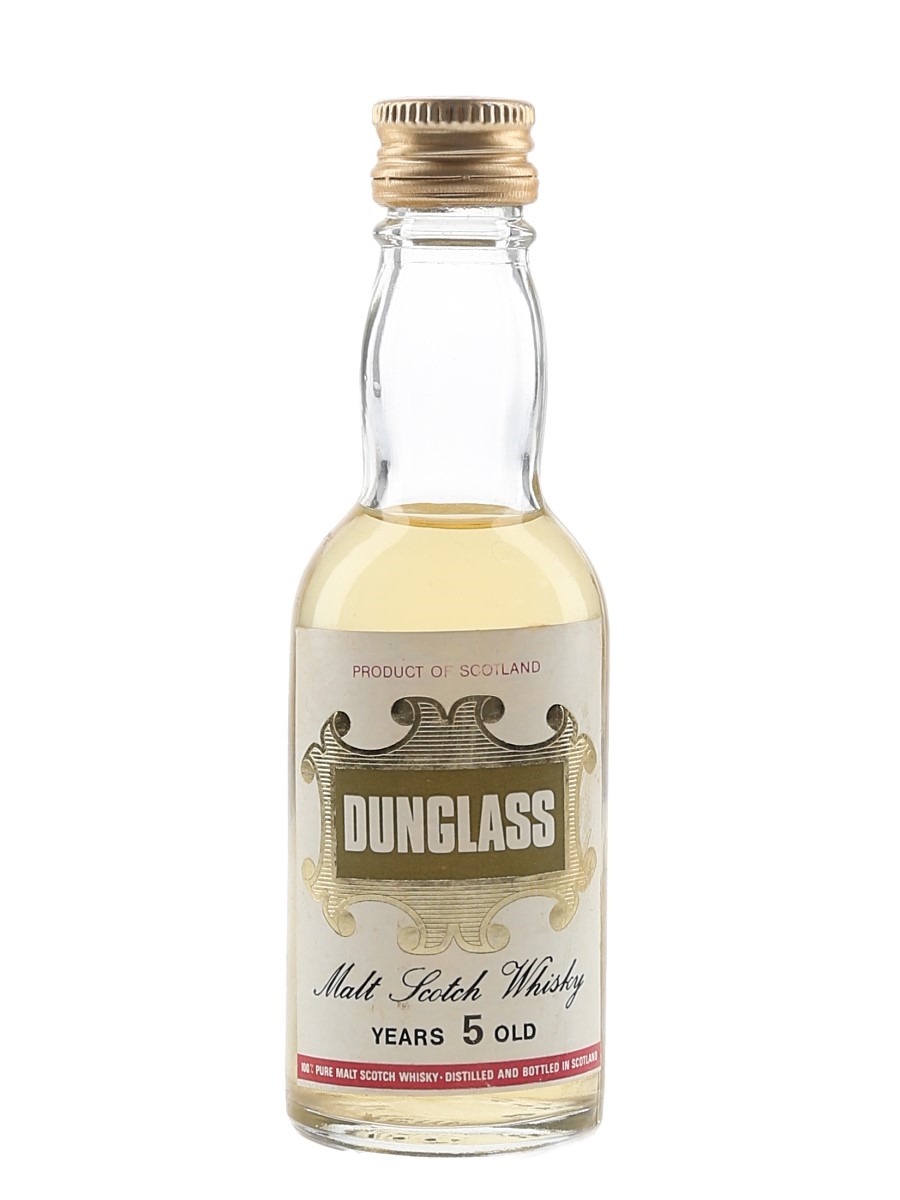 Dunglass 5 Year Old Bottled 1970s 5cl
