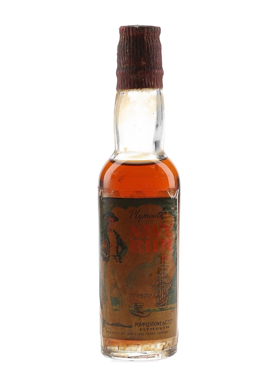 Plymouth Navy Rum Bottled 1940s 5cl / 40%