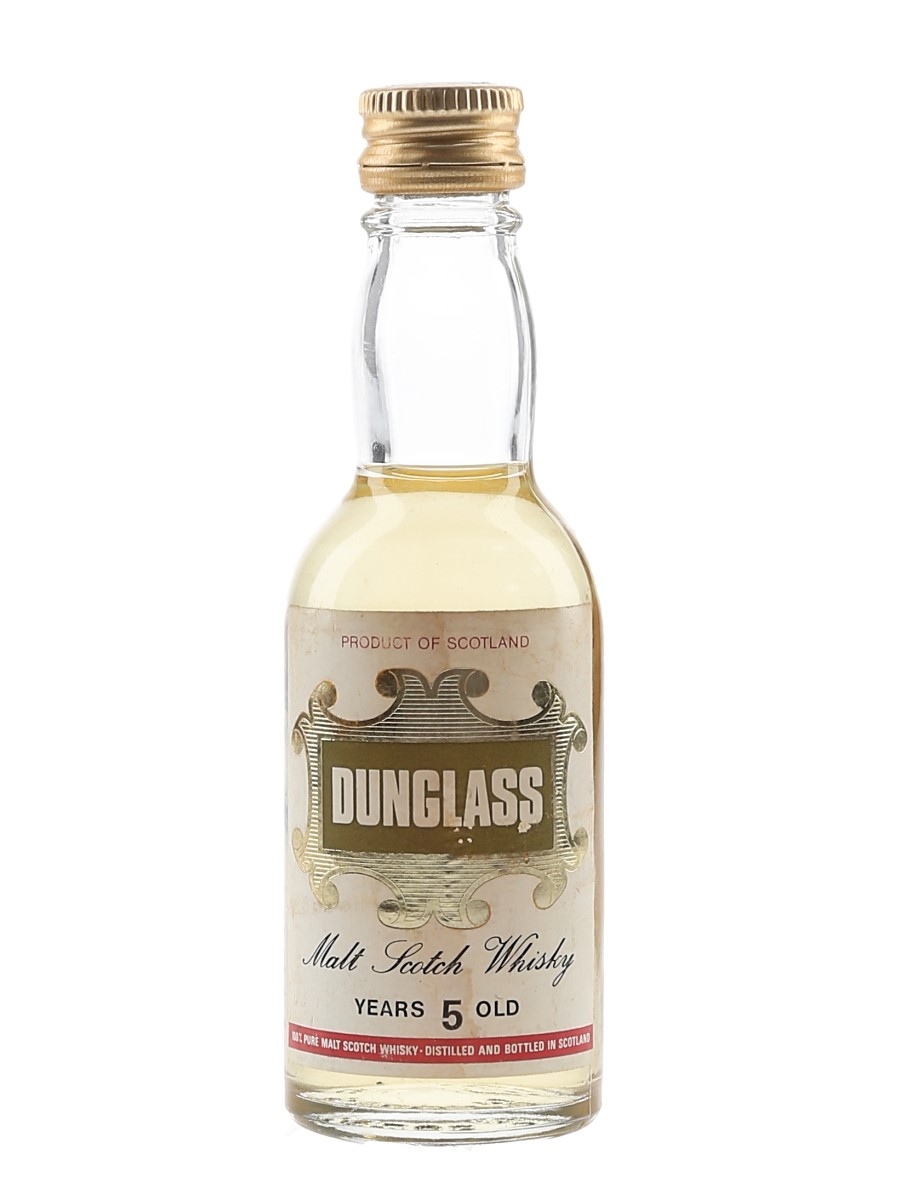 Dunglass 5 Year Old Bottled 1980s 5cl