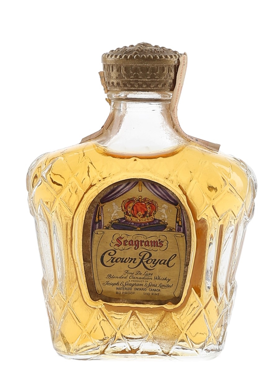 Seagram's Crown Royal 1967 Bottled 1970s 4.7cl / 40%