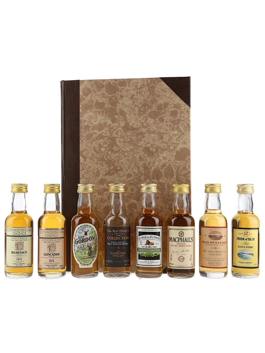 Scotland's Whiskies Set Volume 3 Gordon & MacPhail 8 x 5cl / 40%