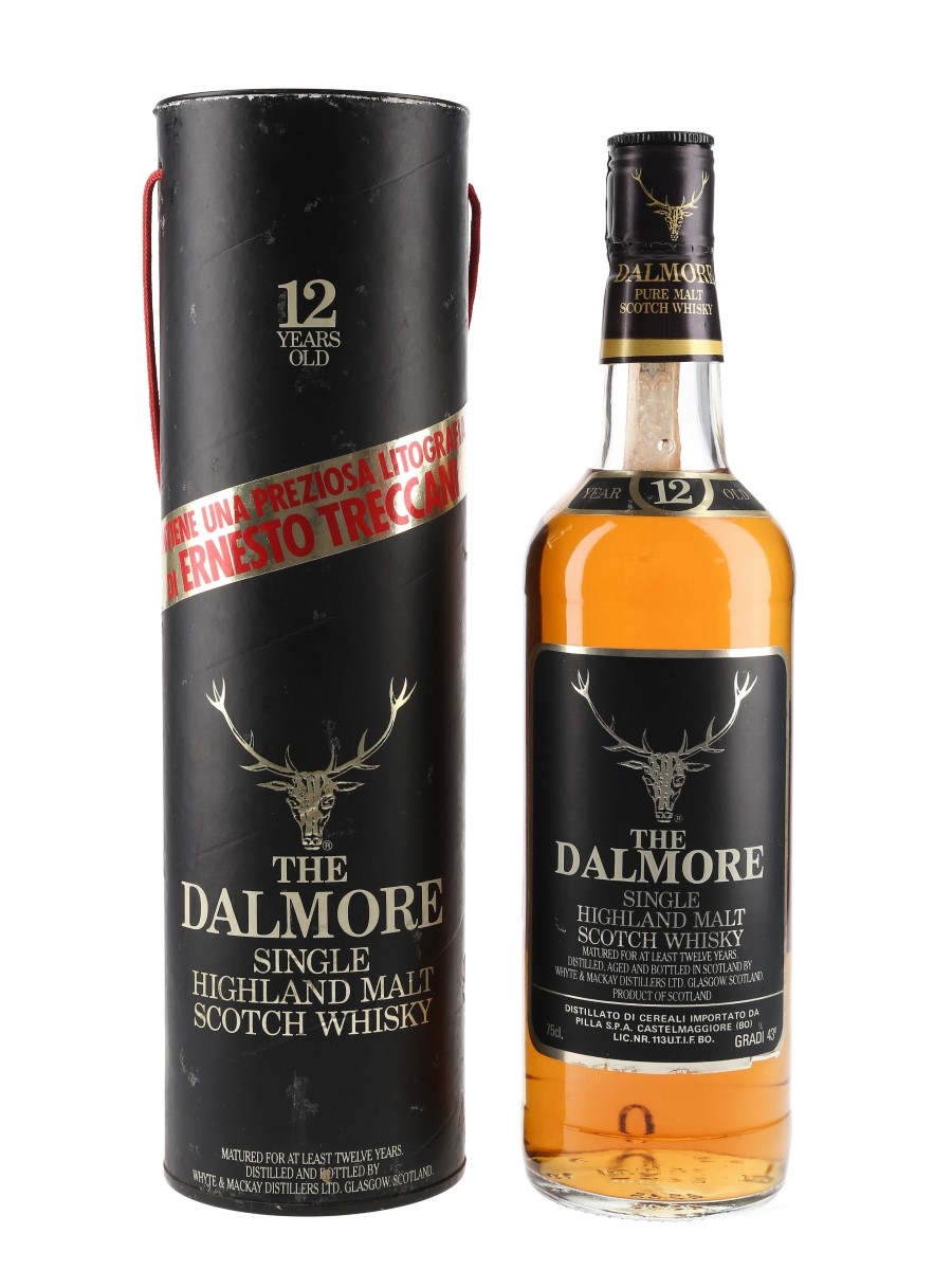 Dalmore 12 Year Old Bottled 1980s - Pilla 75cl / 43%
