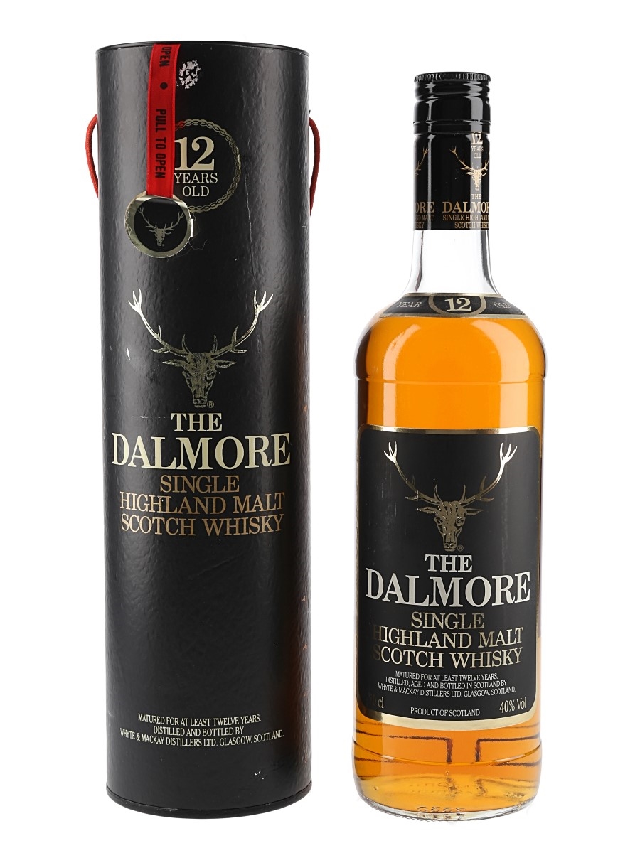 Dalmore 12 Year Old Bottled 1990s - Whyte & Mackay Distillers Ltd 70cl / 40%