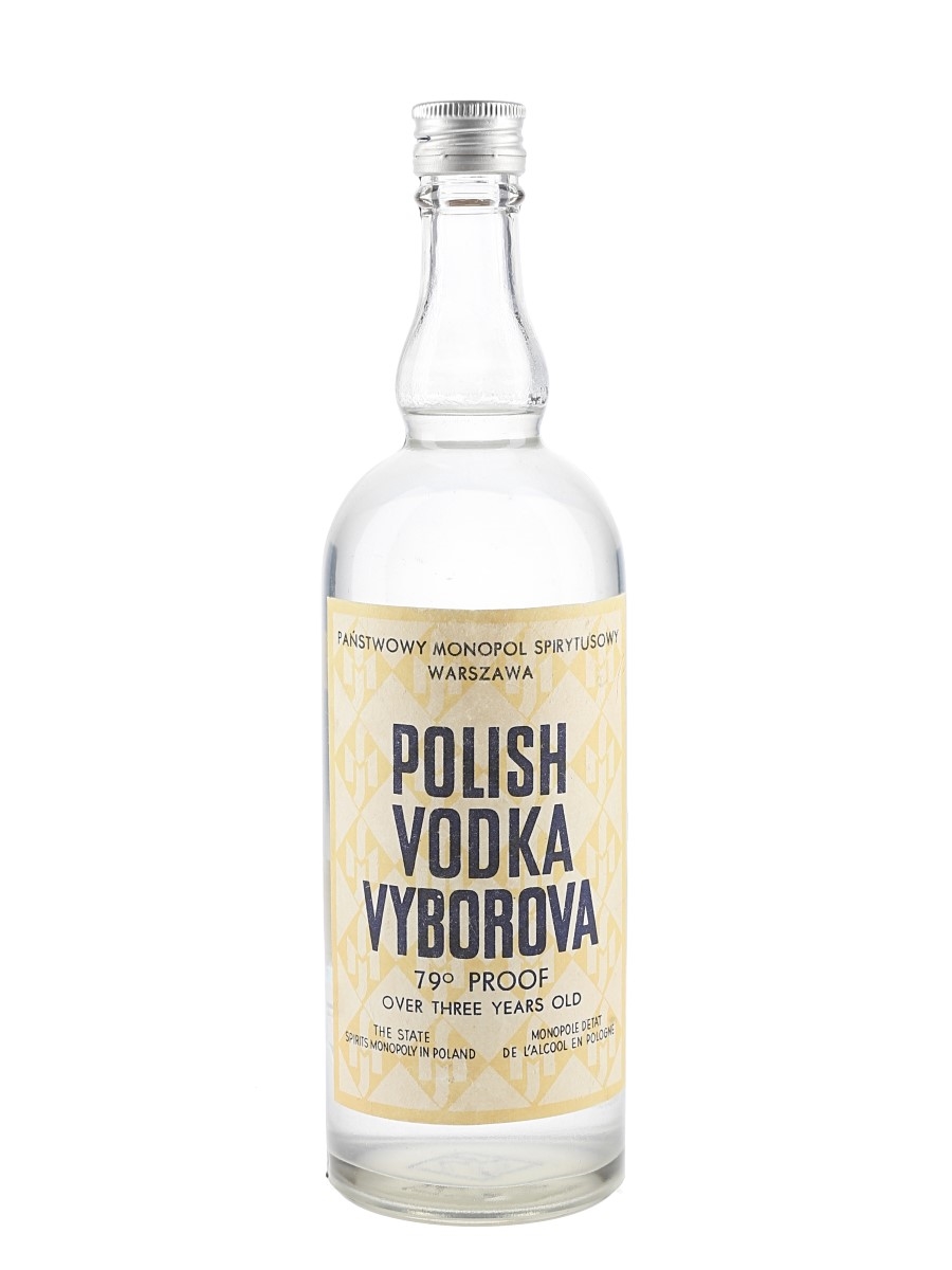 Vyborova Polish Vodka Bottled 1970s 50cl / 45%