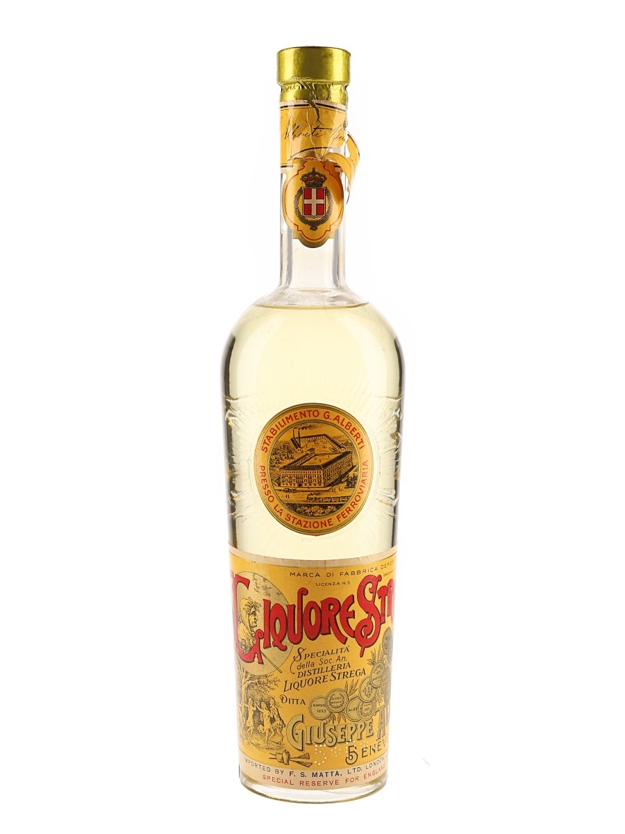 Strega Liqueur Bottled 1950s - Matta 70cl / 41.1%
