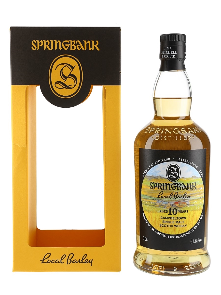 Springbank 2010 10 Year Old Local Barley Bottled 2021 70cl / 51.6%