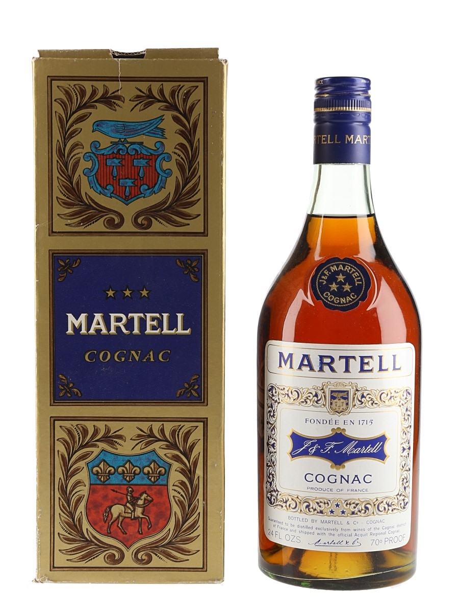Martell 3 Star VS Bottled 1960s-1970s 68cl / 40%
