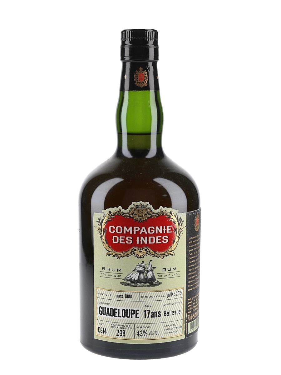Compagnie Des Indes 1998 17 Year Old Rum Bottled 2015 70cl / 43%
