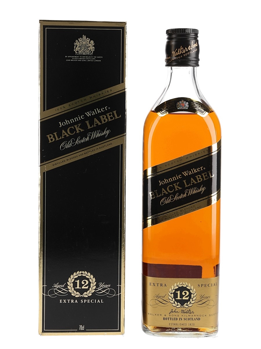 Johnnie Walker Black Label 12 Year Old Bottled 1990s 70cl / 40%