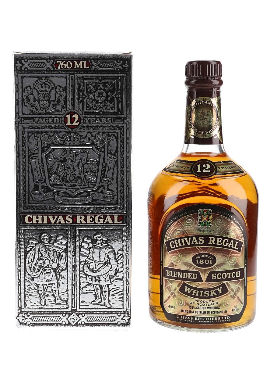 Chivas Regal 12 Year Old Bottled 1980s 76cl / 43%