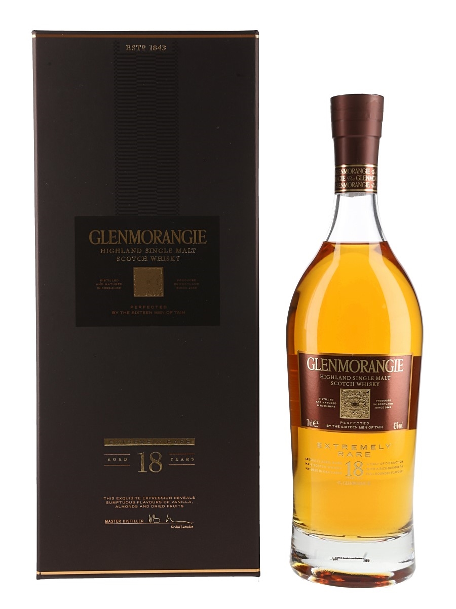 Glenmorangie 18 Year Old Extremely Rare  70cl / 43%