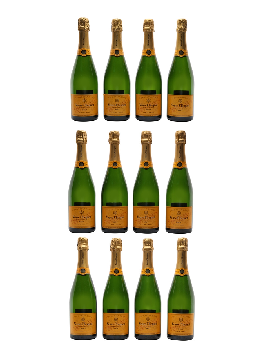 Veuve Clicquot Ponsardin Dummy Empty Display Bottles 12 x 75cl